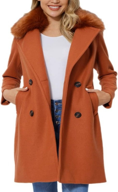 Bellivera Fleece Jacket-13CLBrown-001-Front