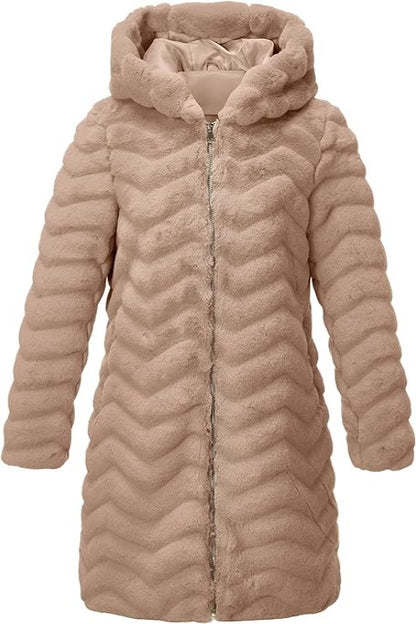 Bellivera Fleece Jacket-120757Apricot-002-Front