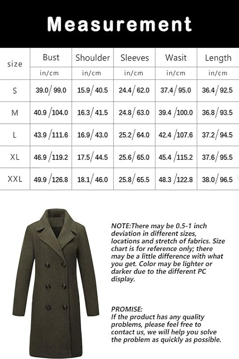 Bellivera Fleece Jacket-13CLAArmygreen-Measurement