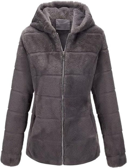 Bellivera Fleece Jacket-1801Darkgray-001-Front