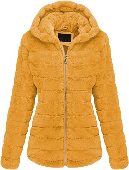 Bellivera Fleece Jacket-1801Yellow-001-Front