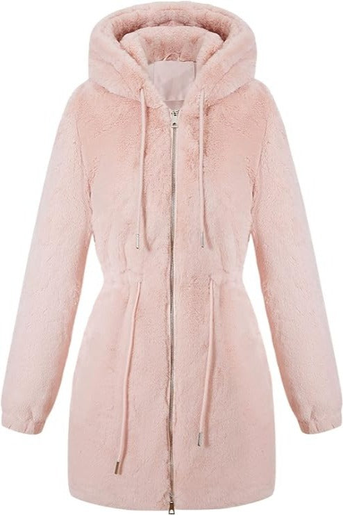 Bellivera Fleece Jacket-2135Pink-001-Front