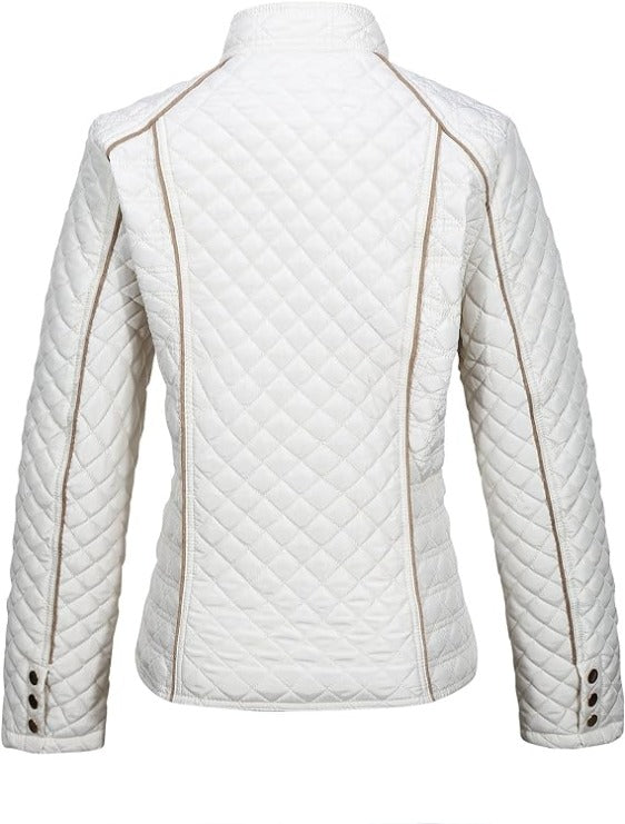 Bellivera Puffer Jacket-087White-001-Back