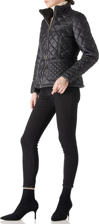 Bellivera Puffer Jacket-12119Black-001-Side