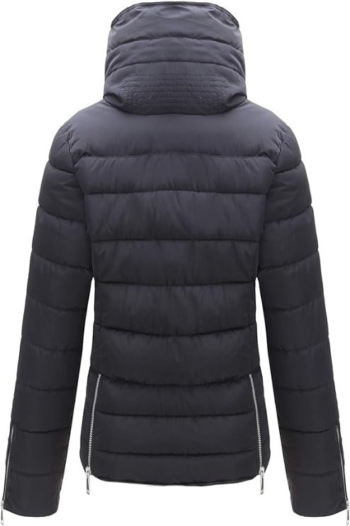 Bellivera Puffer Jacket-1712019Black-001-Back