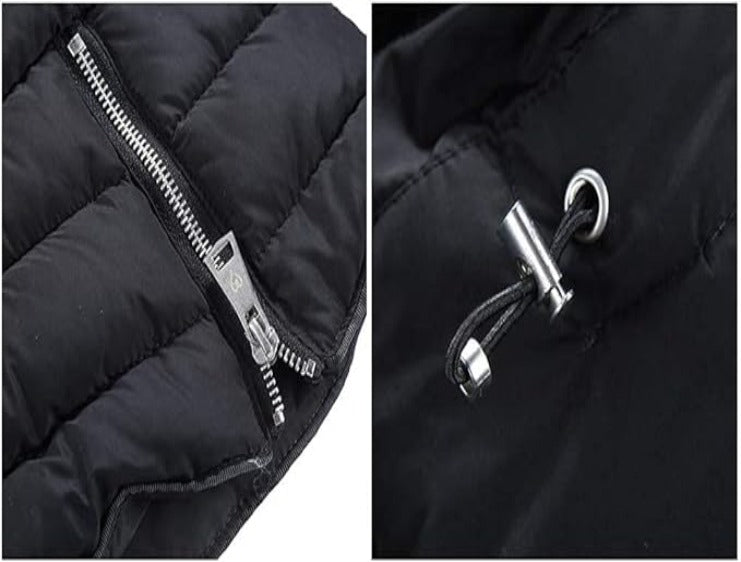 Bellivera Puffer Jacket-1712019Black-001-Detail