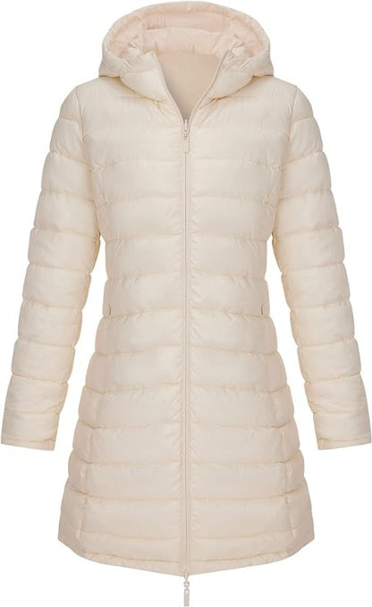 Bellivera Puffer Jacket-207White-002-Front