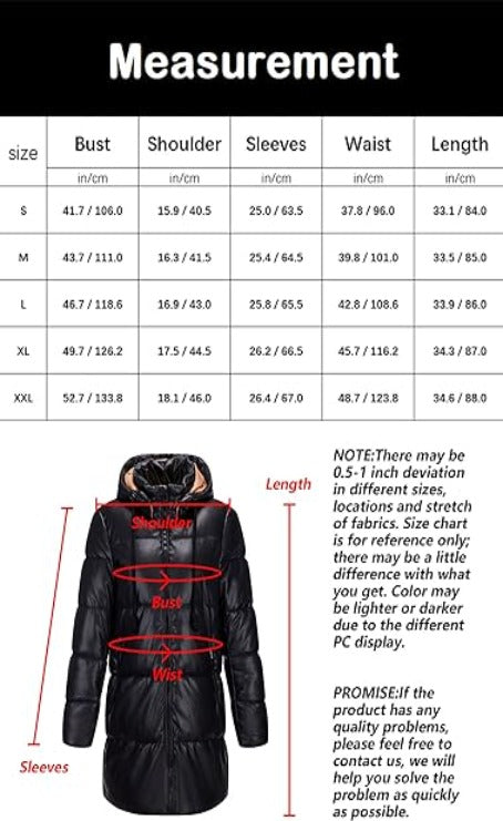 Bellivera Puffer Jacket-21Blackkhaki-Measurement