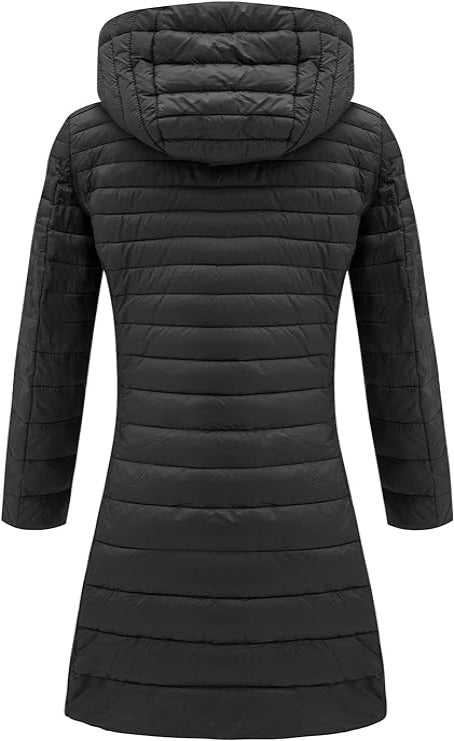 Bellivera Puffer Jacket-7148ABlack-001-Back