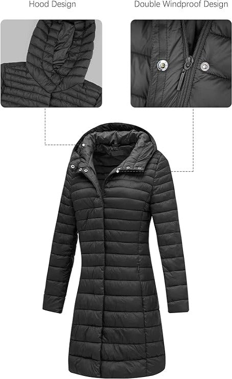 Bellivera Puffer Jacket-7148ABlack-002-Detail