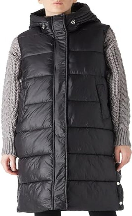 Bellivera Puffer Jacket-7513Black-003-Front