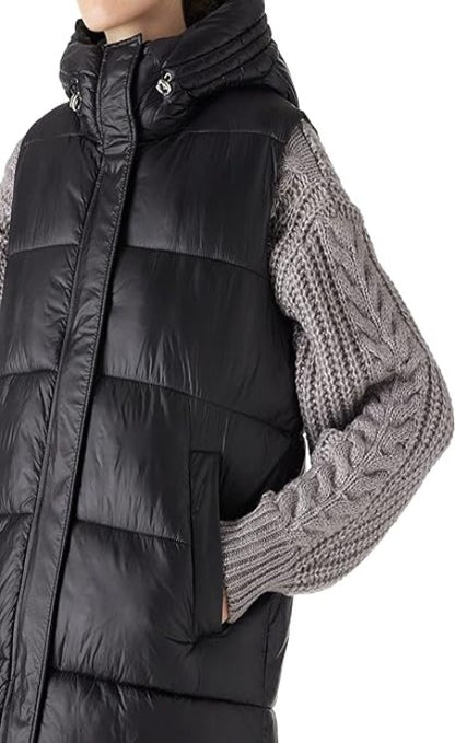 Bellivera Puffer Jacket-7513Black-004-Front