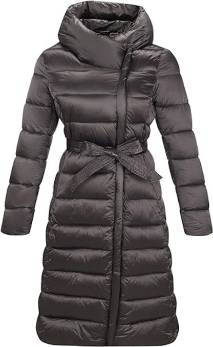 Bellivera Puffer Jacket-7734Champagne-001-Front