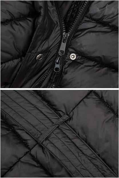 Bellivera Puffer Jacket-7761Black-001-Detail